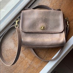 Vintage Coach Purse, light brown